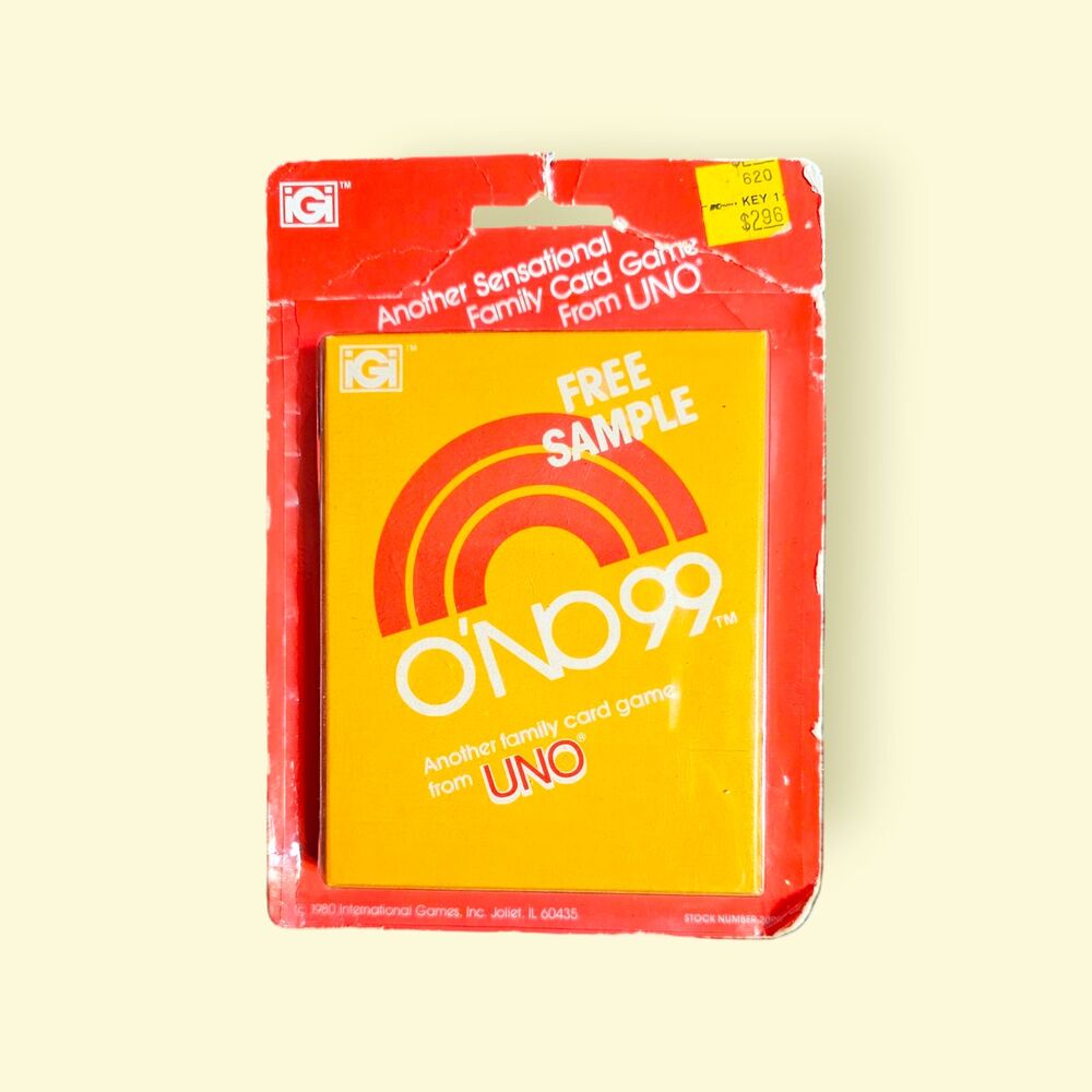 Vtg O'No 99 Uno sample